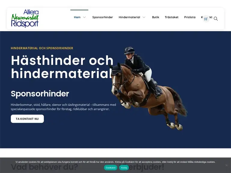 Newmarket hindermaterial